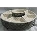 TRELLIS CHIP AND DIP SERVER - PRESS MET TREL 6PC CHIP&CIP GB