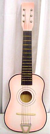 Children's Pink Acoustic Guitar Youth Beginner Kids
