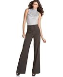 XOXO - XOXO Sleeveless Turtleneck Bib Top & High-Waisted Pinstriped Pants