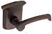Baldwin 5465150FD Sain Nickle Images Tahoe Dummy Lever Set with the Tahoe Rosette