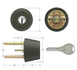 GOAL(ゴール) V18シリンダー TXタイプ　鍵 交換 取替え テール刻印40 GCY-258 TX/TDDブラック色40～43mm(テール刻印40)