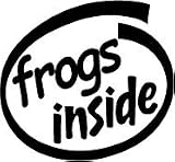 Frogs Inside Vinyl Graphic Sticker Decal