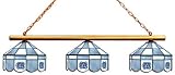54 Executive Billiard Pool Table Lamp Light University of North Carolina UNC Tar Heels - Free Shipping