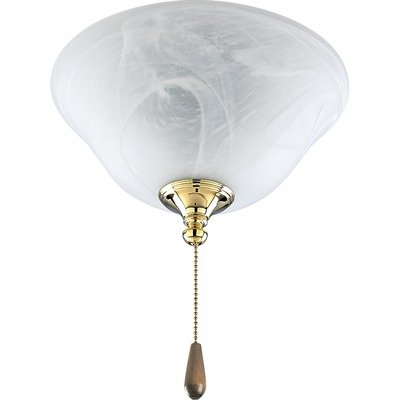 Polished Brass AirPro Ceiling Light Kit