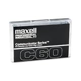 Audio Cassette Tape, Standard, Wide Frequency Response, 60 Minute Length MAX102411