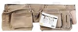 CLC/CUSTOM LEATHER CRAFT 174274 12 POCKET GREY SUEDE WORK APRON