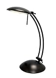 Lite Source LS-3421 xx Flash Desk Lamp in Polished Steel Finish: Black