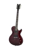 Schecter Damien Elite Solo Electric Guitar Left Handed - Crimson Red