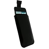 Produkt-Bild: igadgitz PU Leder Tasche Schutzh&uuml;lle Etui Case H&uuml;lle Beutel Holster in Schwarz f&uuml;r Apple iPod Touch 4G 4. Gen Generation 8gb, 32gb & 64gb
