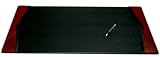 Two-Tone Leather 34 x 20 Desk Pad