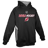 NHL Youth New Jersey Devils Colorblocked Performance Fleece - R58Nnskk (Black, X-Large)