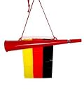 Tröte mit Fahne Flagge für Fussballfans