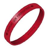 Support Firefighters Awareness Wristbands