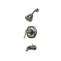 Pegasus 873-9004 Bamboo Series Pressure Balance Single-Handle Tub/Shower Faucet, Brushed Nickel