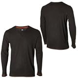 Quiksilver Young Men's Snit Longsleeve Knit,Black,X-Large