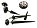 Titanium Fake Expander (Long) - 16g Wire - 0g Cheetah Pattern Logo - Sold as Pair