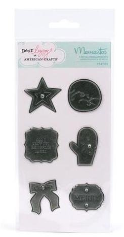 American Crafts Dear Lizzy Christmas Mementos, 