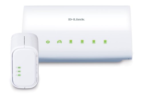 D-Link Systems, Inc. DHP-348AV PowerLine AV 4-Port Switch Mini Kit On Sale