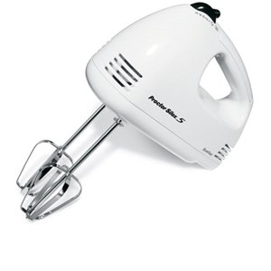 Proctor Silex 62515 5-Speed Easy Mix Hand Mixer, White