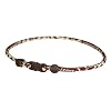 Phiten Titanium Necklace, Camouflage in Dark Brown, 18 Inches