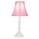 Home Design, Candlestick Base Table Lamp, White ~ Lightaccents