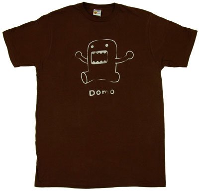 TS461 Domo Kun Line Art T-Shirt Japan Anime