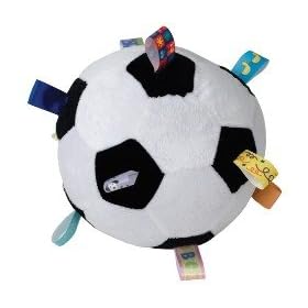 Taggies Toss The Taggie First Touch Black & White Ball