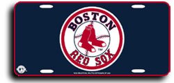 MLB License Plate - Boston Red Sox