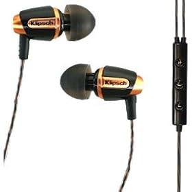 Klipsch Reference S4i Premium In-Ear Noise-Isolating Headphones with Microphone (Black) by