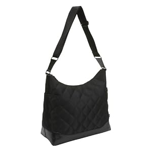 OiOi Black Quilted Hobo