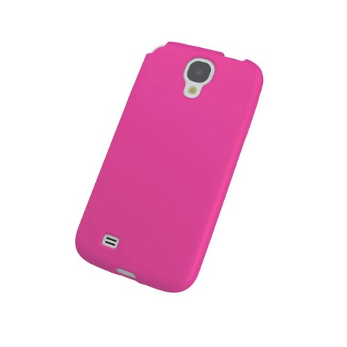 ELECOM GALAXY S4 SC-04E用 シリコンケース 衝撃緩和 ほこりが付きにくい ピンク 液晶保護フィルム付き PD-SC04ESCPN