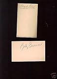 Red Evans Dodgers signed autographed 3X5 Index Card JSA - MLB Cut Signatures