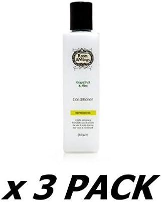 Roots And Wings Organic Refreshing Grapefruit And Mint Shower Wash 250ML (Pack of 3)