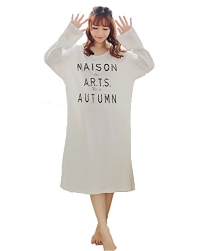 ナナコレクション Nana_Collection 秋 パジャマ 寝巻き ルームウェア 部屋着 ワンピース レディース 長袖 ロング tシャツ マタニティ カジュアル