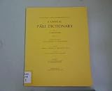 A Critical Pali Dictionary - Volume III - (Fasc - 1-6) - Dines, Oskar von Hin&uuml;ber and Ole Holten Pind Andersen