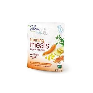 Plum Organics Baby Training Meals Organic Baby Food: Stage 3, Red Lentil Veggie 4 oz pouch
