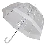 Frankford Clear Bubble Umbrella - White Trim