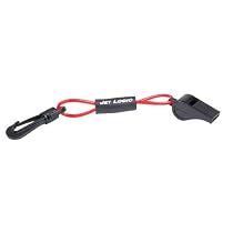 Kwik Tek W-2 Whistle With Lanyard (Red / Black)