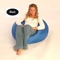 Comfort Research 88 Beanbag, Black Vinyl