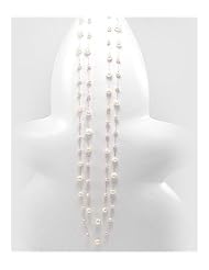 Japanese silk cord Fresh Water Pearls Necklace