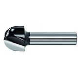 Bosch Zubeh&ouml;r 2608628473 Hohlkehlfr&auml;ser 12 mm, R1 12 mm, D 24 mm, L 12,7 mm, G 57 mm