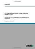 Produkt-Bild: Zu: Theo Sundermeiers "Interreligi&ouml;se Hermeneutik": Darstellung und Analyse aus religionsp&auml;dagogischer Perspektive