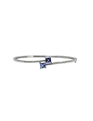 14K Exquisite Tanzanite Bangle with Diamonds (NEW ARRIVAL)
