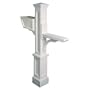 Mayne 5830-WH Westbrook Plus Mailbox Post, White