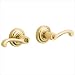 Baldwin 5245.003.RENT Classic Lever Keyed Entry Set, Lifetime Polished Brass