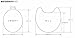 SMILE CATS トイレマット・フタカバーセット(普通便座用) 別画像