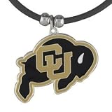 Colorado Golden Buffaloes Logo Pendant Rubber Necklace