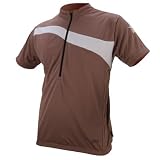 iXS Sandino MTB-Pro Trikot braun (Ausführung: XL) Fahrradtrikot kurzarm Fahrradbekleidung