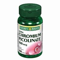 Nature's Bounty Ultra Chromium Picolinat 500mcg tbs 100ct 100 ea by Nature's Bounty