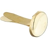 School Smart Brass Plated Fasteners - 1/2 inch - Box of 100